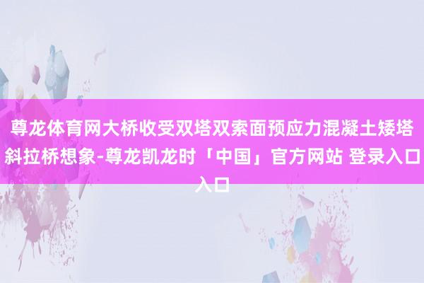 尊龙体育网大桥收受双塔双索面预应力混凝土矮塔斜拉桥想象-尊龙凯龙时「中国」官方网站 登录入口